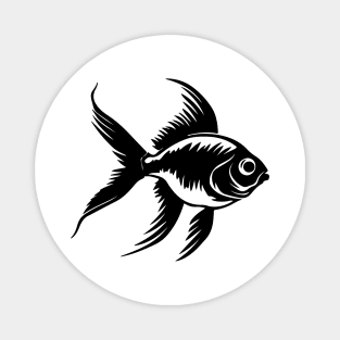 Goldfish (Black) Magnet